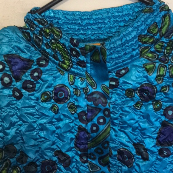 Unique puff popcorn style jacket by Ruby Red. Sz L - Picture 9 of 9